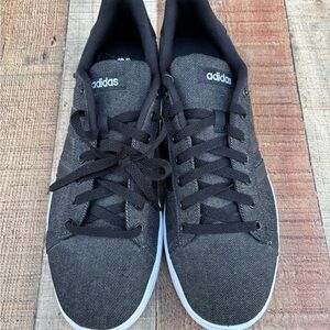 Adidas Men's Daily 2.0 Shoes Charcoal and Black Sneakers